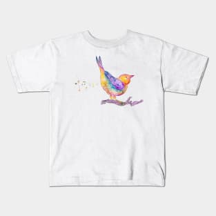 Swirly Bird Kids T-Shirt
